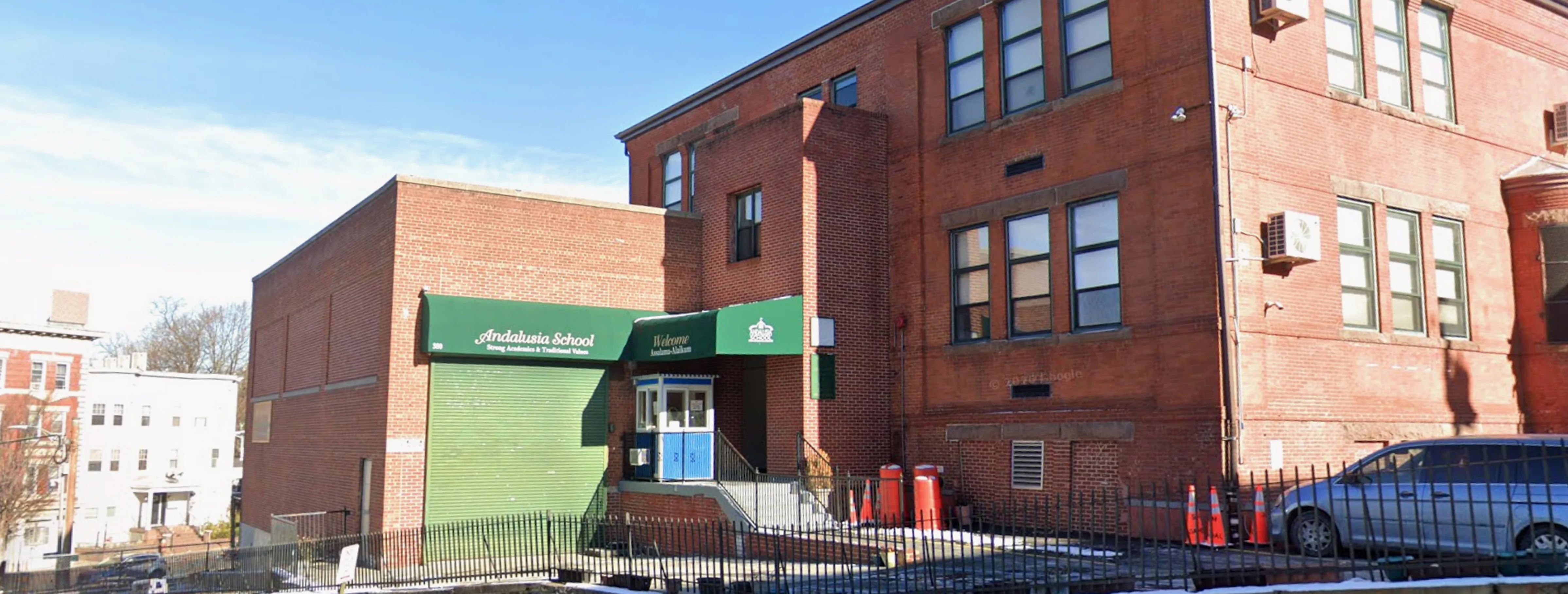 Exterior view of Andalusia Islamic Center Yonkers building